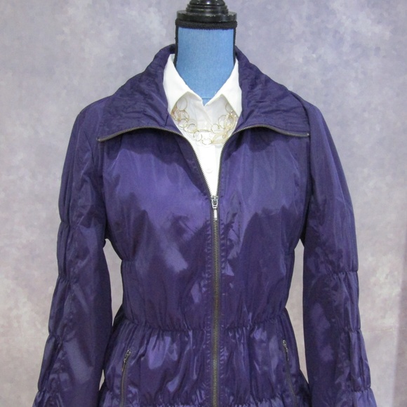 Chico's Zenergy Purple Zip Front Jacket - Picture 2 of 5